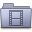 Movie Folder Lavender Icon 32x32 png